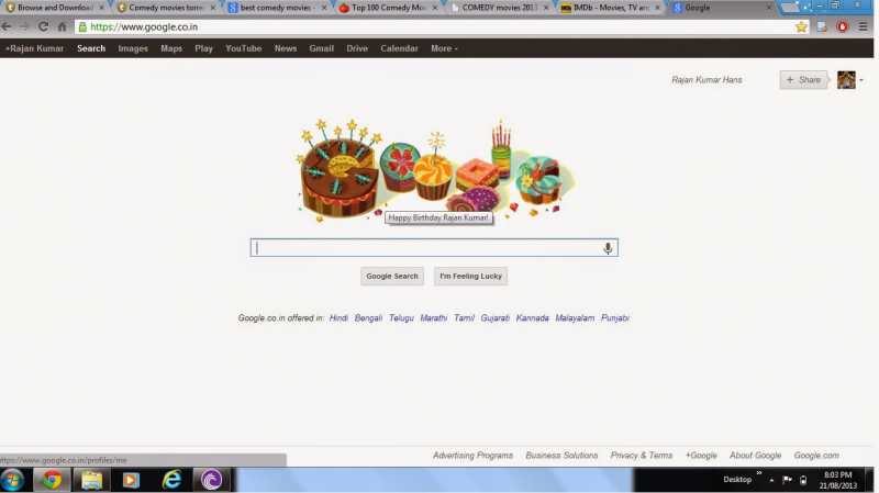 Google Intelligence - Wishing Me On My Birthday