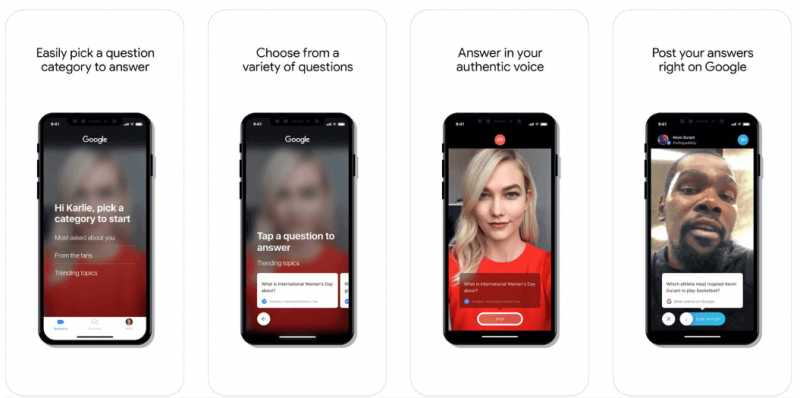 Google Launches Cameos, A Video Q&A App For Celebs And Public Figures - Dream Weaver Diaries