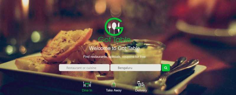 Got Table -  Dine In, Take Away And Delivery App !