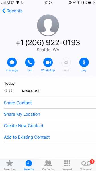 Got A Call From (206) 922 0193?