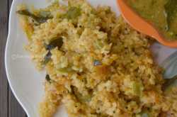Gothumai Rava upma / Crackled wheat Upma with Bell pepper ~ SarasYummyBites