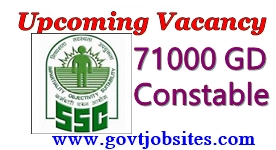 Govt Job Sites: SSC Recruitment 2018 For 57000 GD Constable -- Latest Update