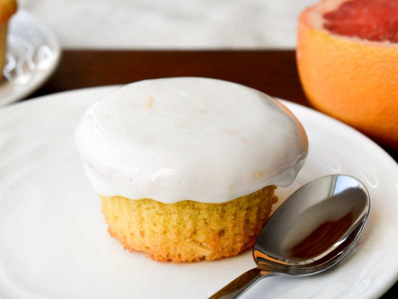 Grapefruit Almond Cupcakes | Gluten-Free - The India Edition
