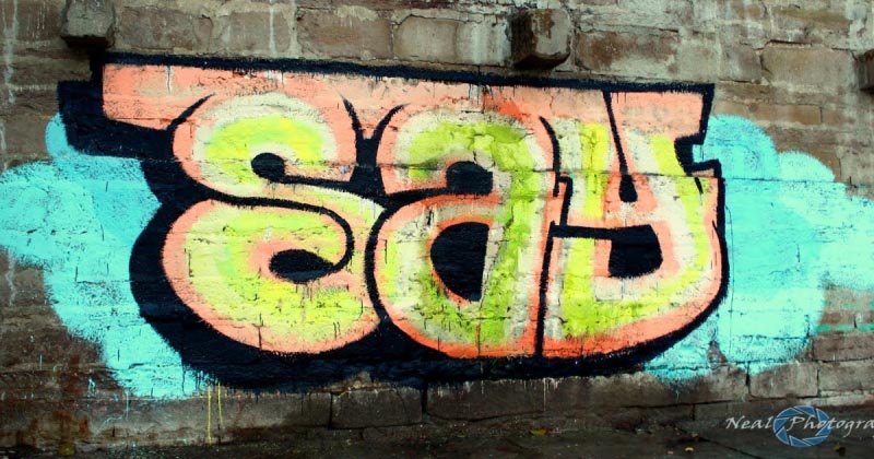 Graphitti On The Walls Of Varanasi