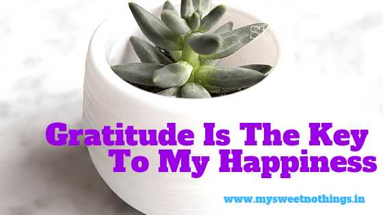 Gratitude Is The Key To My Happiness- #GratitudeCircleBlogHop