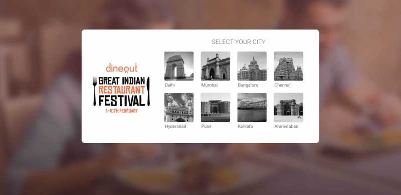 Great Indian Restaurant Festival 2017- The Alfresco Tyrst