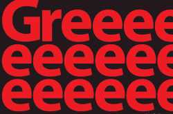 Greed - A Typographical Depiction - Graphic Reflections