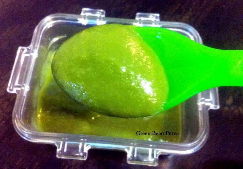Green Beans Puree For Babies / Green Beans Puree / Baby Food