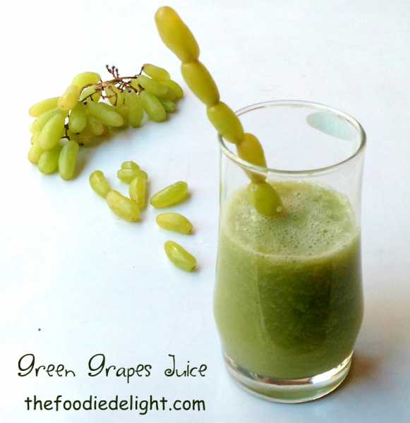 Green Grapes Juice | How To Make Green Grapes Juice