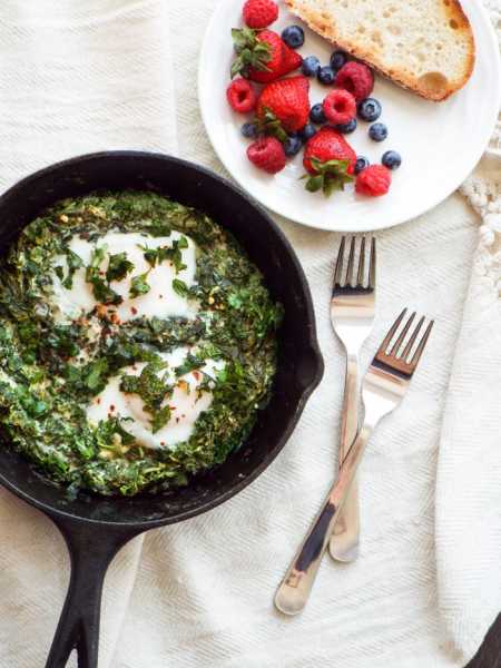 Green Shakshuka | A Healthy Brunch Recipe - The India Edition