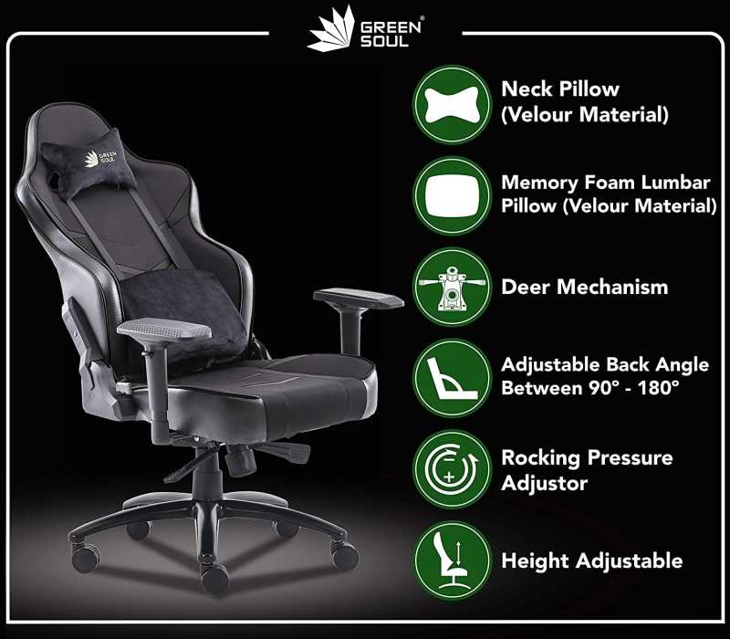 Green Soul Monster Gaming (Work From Home) Chair