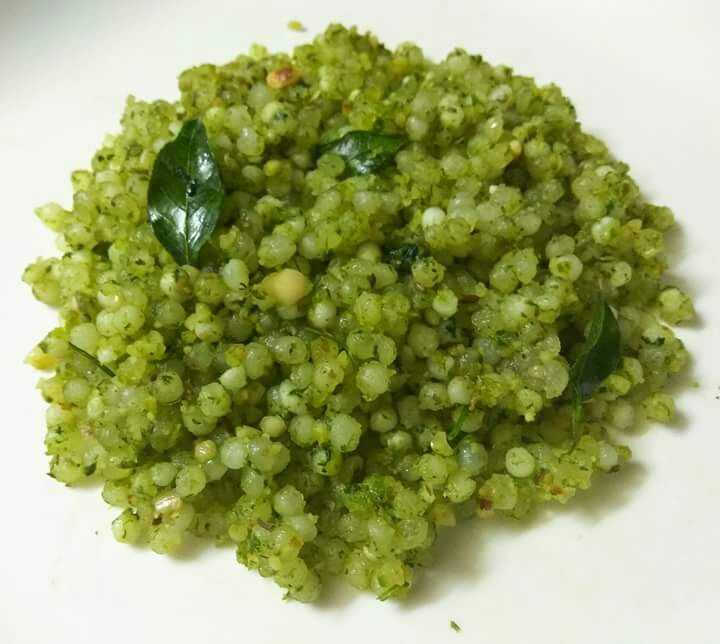 Green Masala Sabudana Khichadi