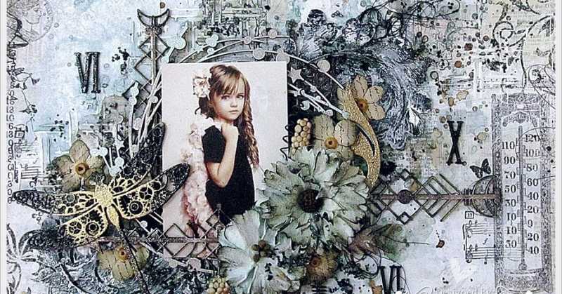 Grungy Mixed Media Layout