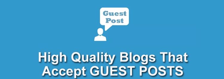 Guest Blogging Sites | List Of Guest Blogging Sites To Create Backlinks
