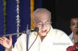 Gujarati poet Shri Suresh Dalal’s speech at Yuva Gaurav Puraskar