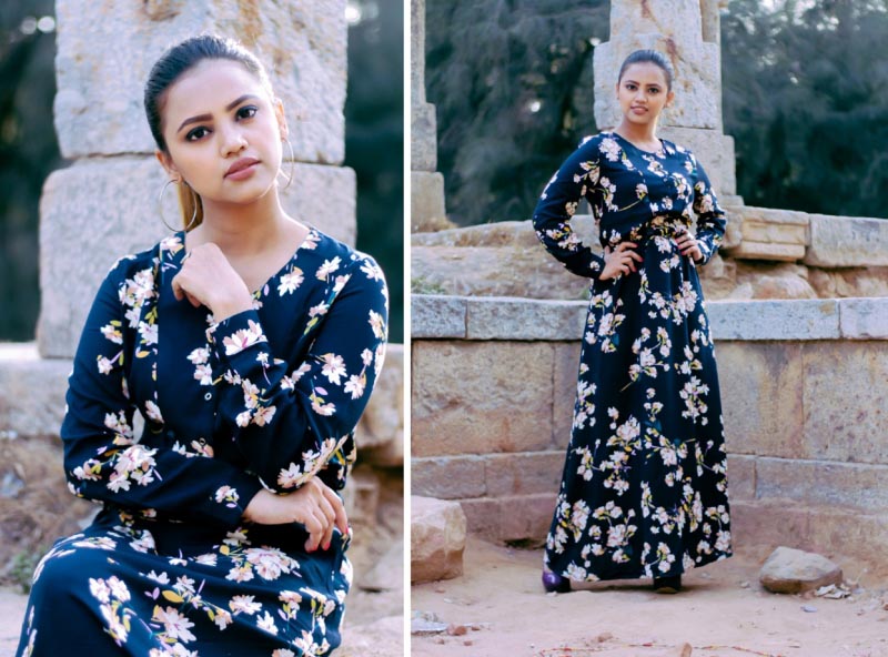 Heritage: Printed Maxi Dress