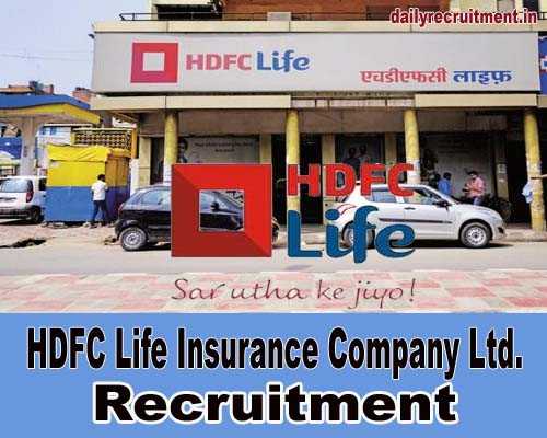 HDFC Life Recruitment 2019, Apply For Latest Vacancies @ HDFC Life Insurance Careers