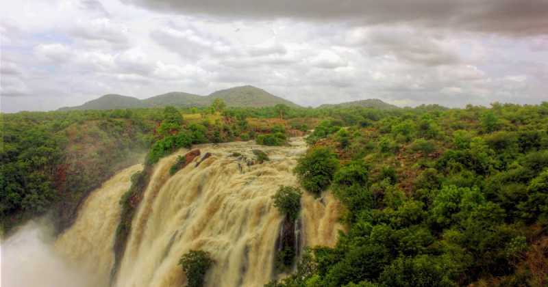 HDR Of Gaganachukki Falls
