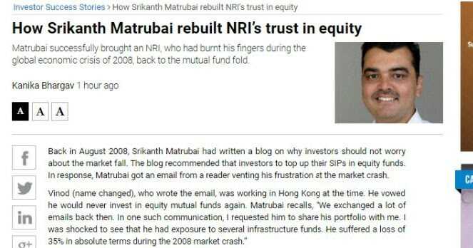 HOW SRIKANTH MATRUBAI Rebulit An NRI's Trust In Mutual Funds