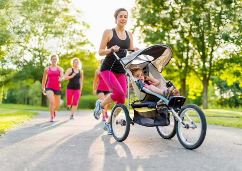 HOW TO LOSE WEIGHT BY WALKING AND PUSHING STROLLER ? | Squawk Chic