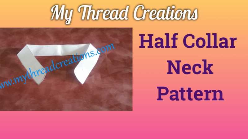 Half Collar Neck Design Drafting