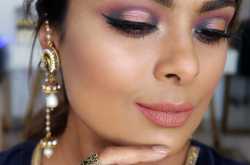 Halo Eyes Party Makeup For Brown Girls