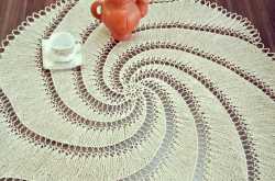 Hand Knitted Doily