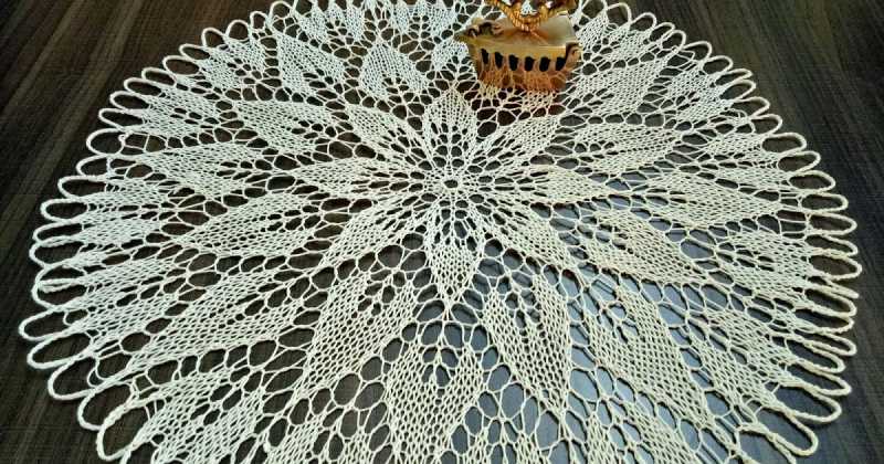 Hand Knitted Doily