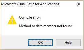 Handling Error While VBA Scripting
