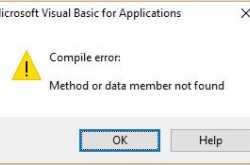 Handling Error while VBA Scripting