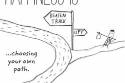 Happiness Is ... Choosing Your Own Path