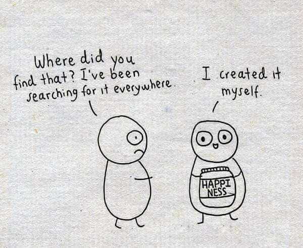 Happiness Is A State Of Mind