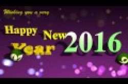 Happy New Year 2016 Video 