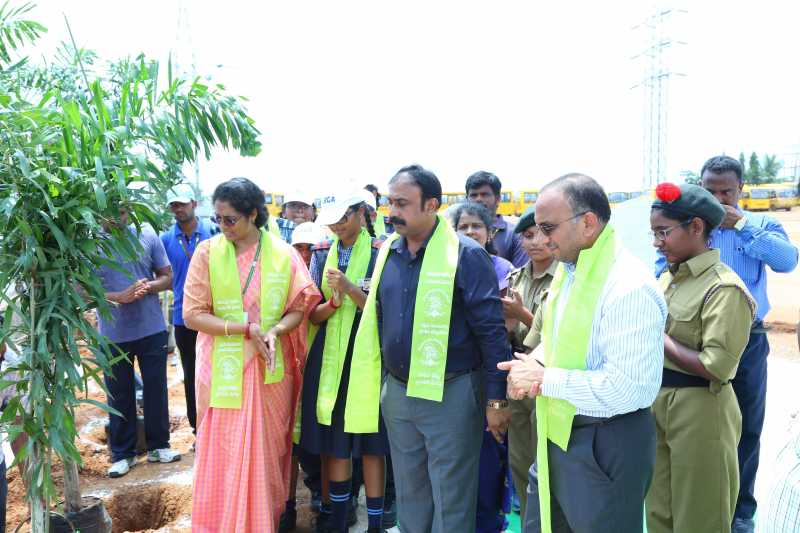 Haritha Haram At Global Indian International School, Uppal -