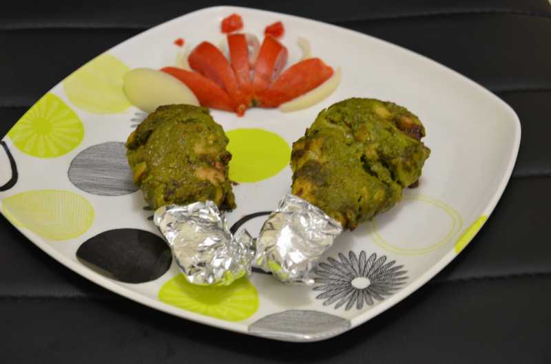 Hariyali Chicken Tangdi/ Kebab
