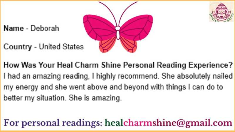 Heal Charm Shine Personal Reading Clients� Testimonials Album 3