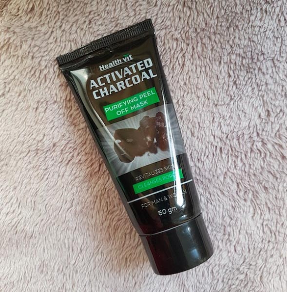 Health Vit Activated Charcoal Purifying Peel Off Mask Review - Indian Beauty Hub