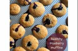 Healthy Blueberry Muffins Recipe - Step by Step - Edible Garden
