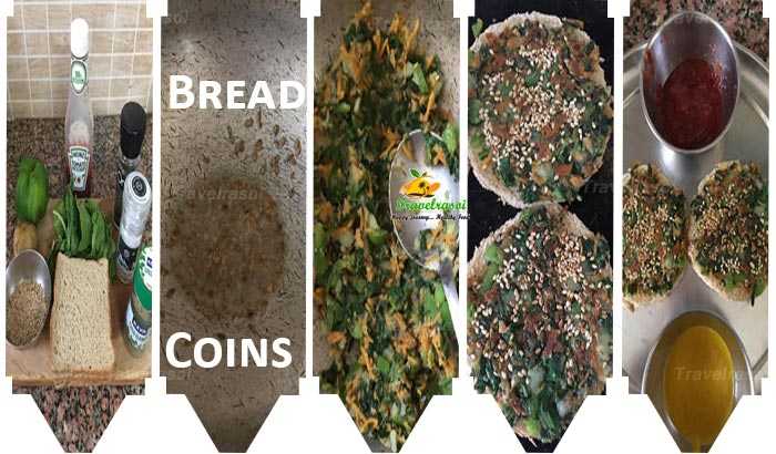 Healthy & Delicious Palak Capsicum Bread Coins - Travel, Technology, Reviews