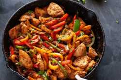 Healthy Fajita Chicken with Bell Peppers - Paleo and Whole 30 approved