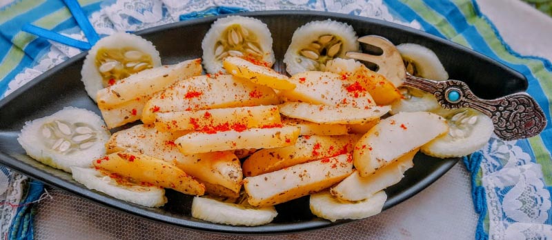 Healthy Grilled Garlicky Potato Wedges Without Butter