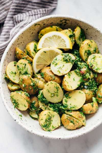 Healthy Lemon Dill Potato Salad