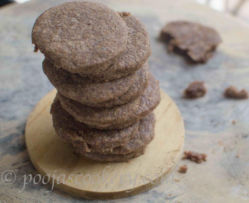 Healthy Ragi Nankhatai /Finger Millet Cookies Recipe - Pooja