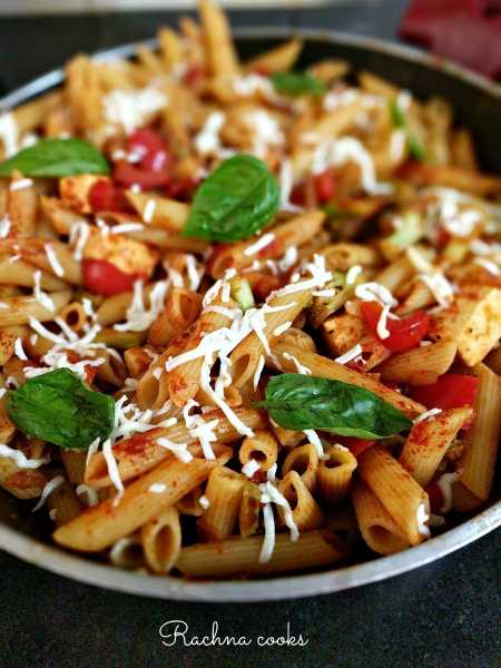 Healthy Red Sauce Pasta Recipe | Pasta In Red Sauce - Rachna Cooks