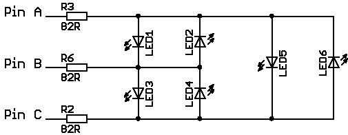 Heard Of Multiplexing?? What About Charlieplexing!