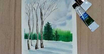 Hello Winter! : Watercolor Paintings