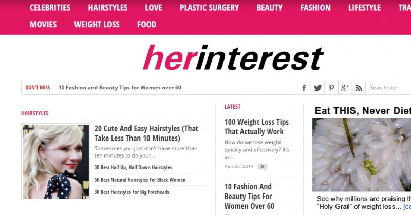 Her Interest : A Life Style Magazine