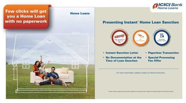 Here’s How To Get Your Home Loan Sanctioned Instantly With ICICI Bank Instant Home Loan