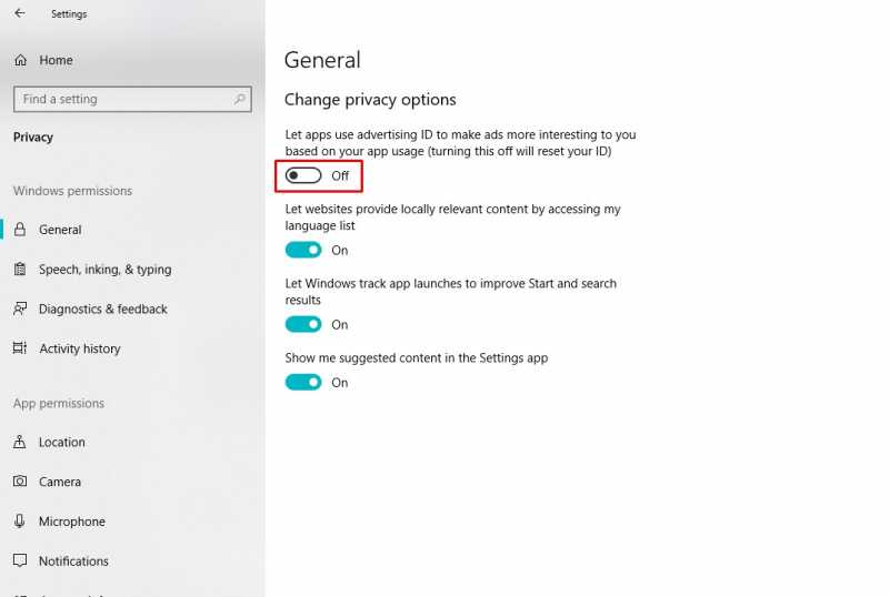 Here’s How You Can Restrict Windows From Allowing Apps To Track Your Laptop Usage