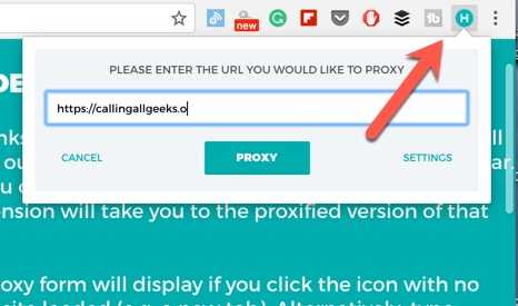 Hide My Ass Web Proxy: Chrome Proxy Extension